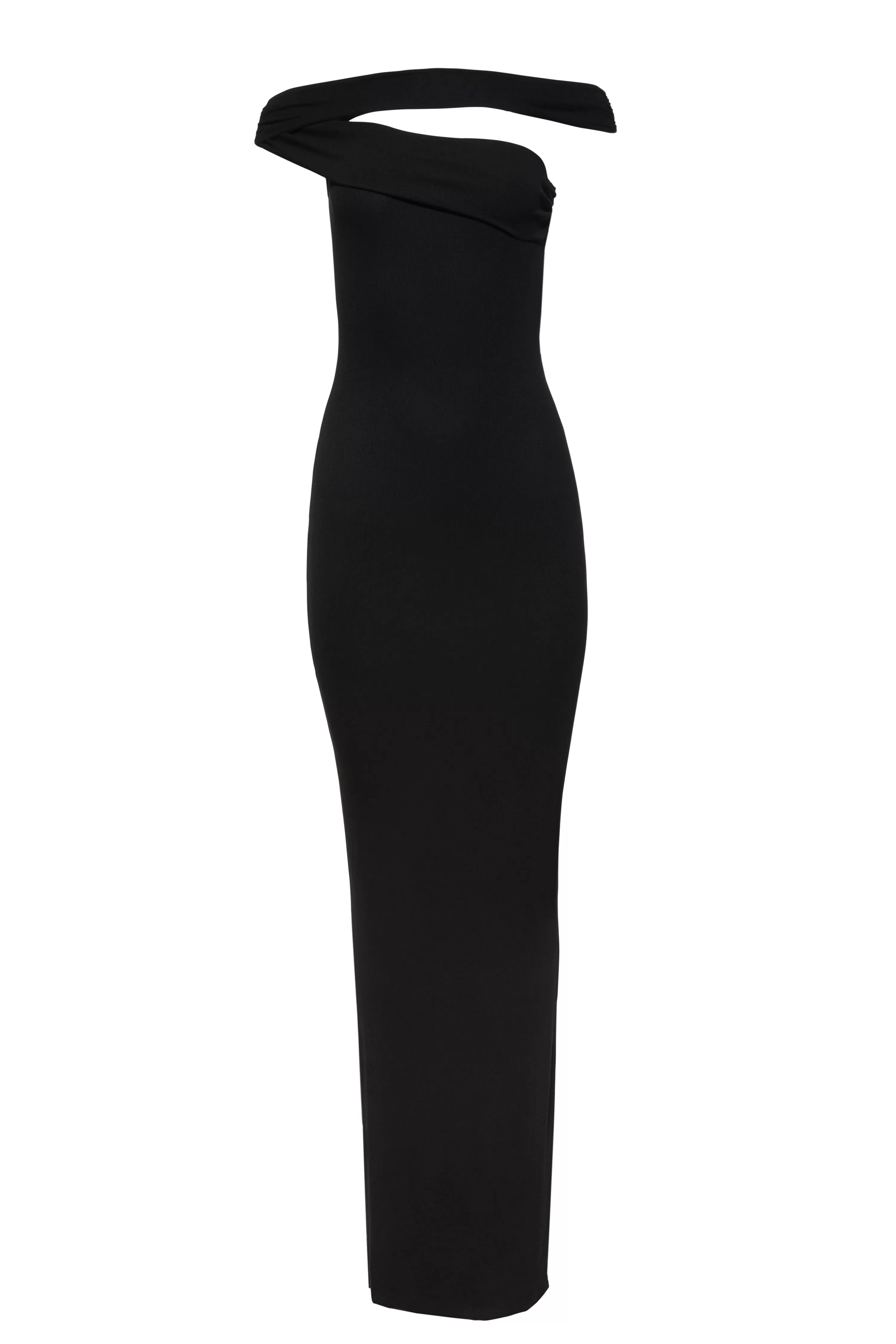 Dresses | BUMPSUIT Soft Rib Maxi Cross-Over Dress Black