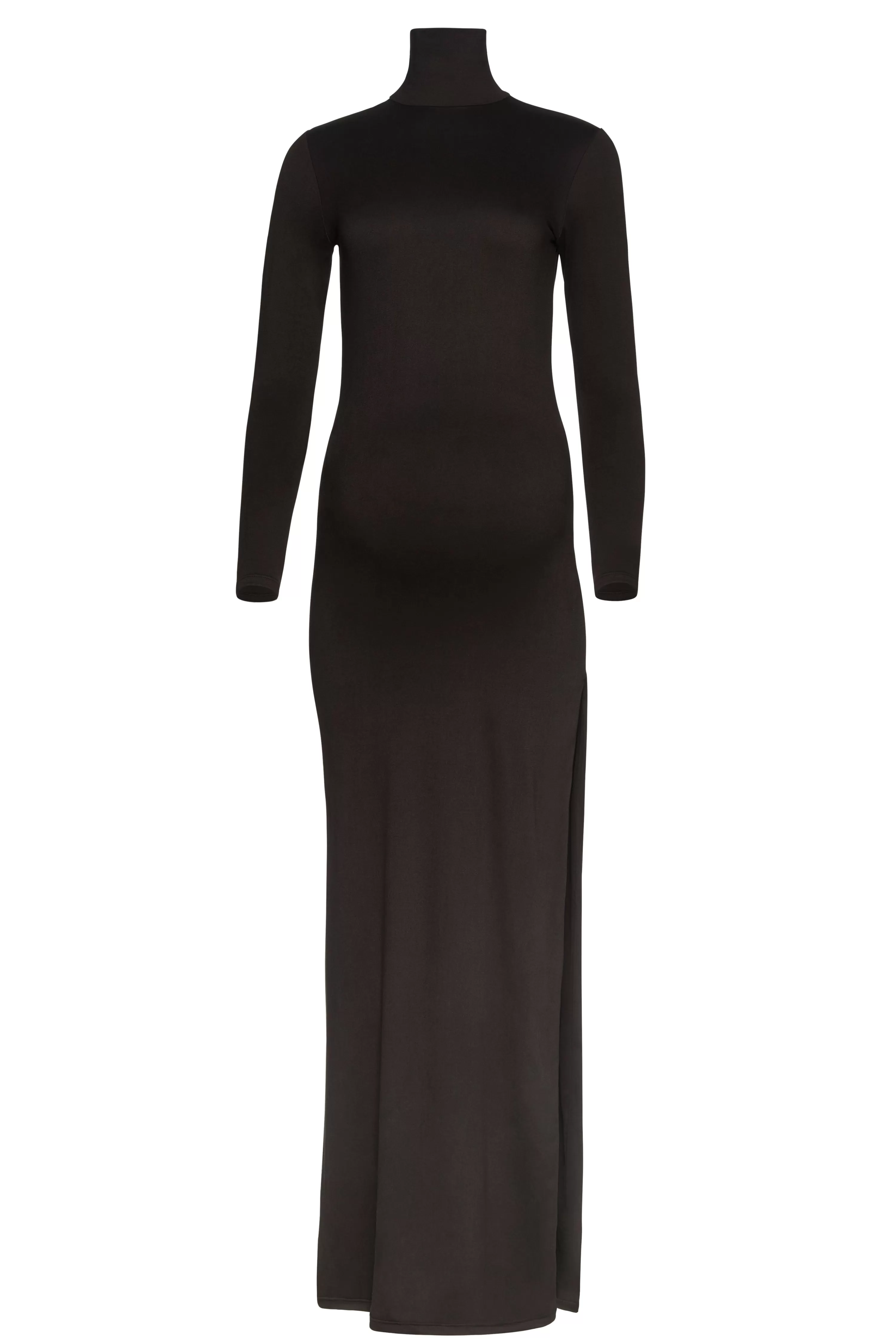 Dresses | BUMPSUIT The Lite Turtle Neck Maxi Dress Black